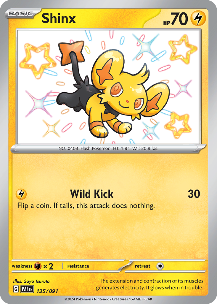 Shinx - 135/091 - SV: Paldean Fates