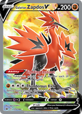 Galarian Zapdos V Full Art - 173/198 - SWSH06: Chilling Reign