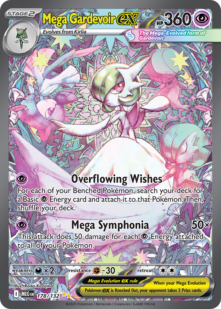 Mega Gardevoir ex SIR - 178/132 - ME01: Mega Evolution
