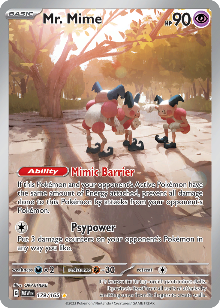 Mr. Mime 151 - 179/165 - SV: Scarlet & Violet 151