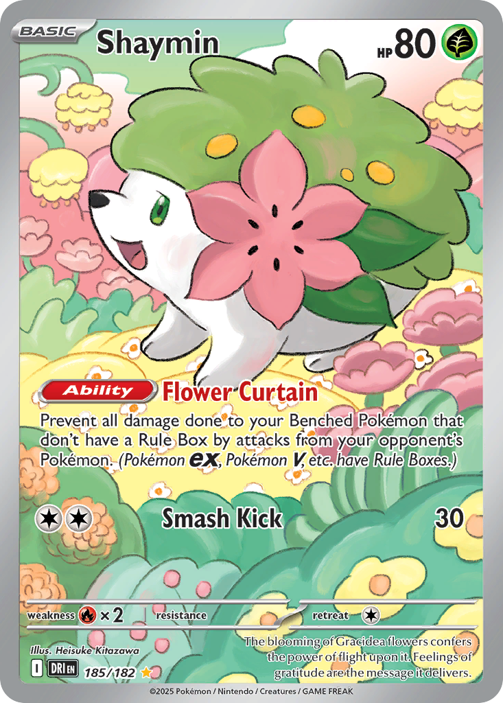 Shaymin - 185/182 - SV10: Destined Rivals