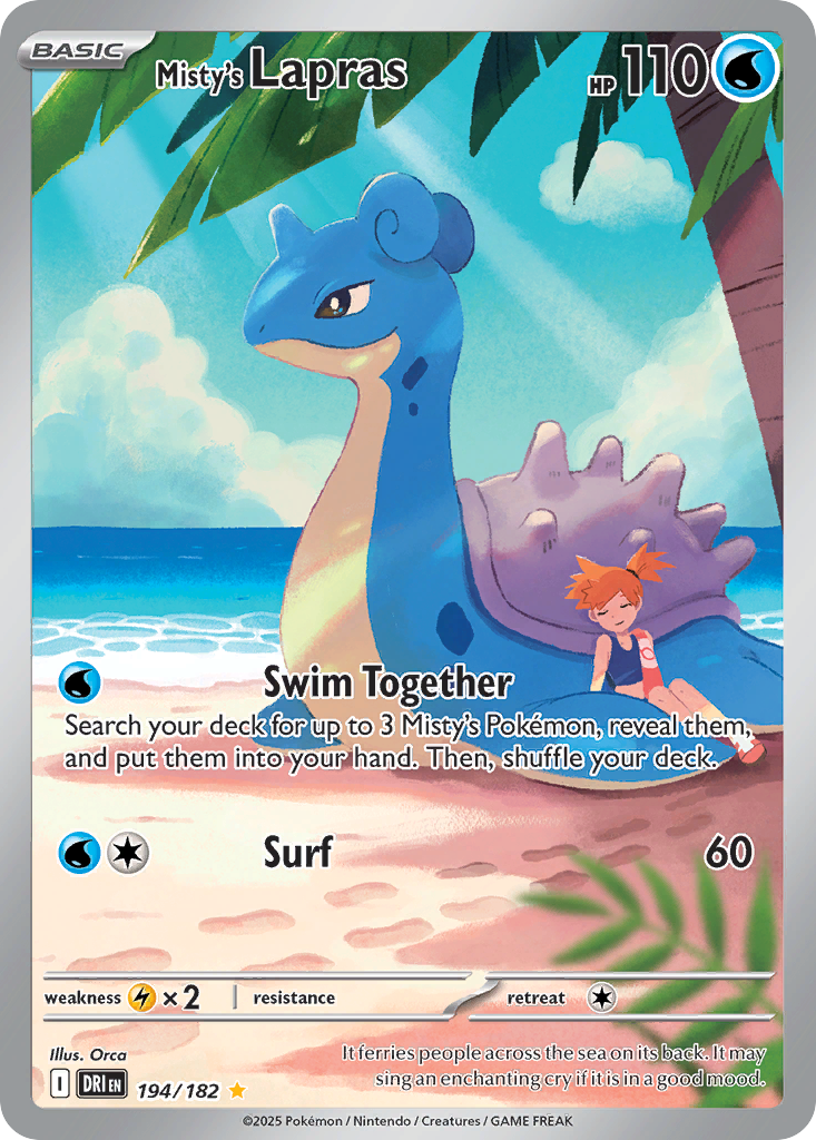 Misty's Lapras - 194/182 - SV10: Destined Rivals
