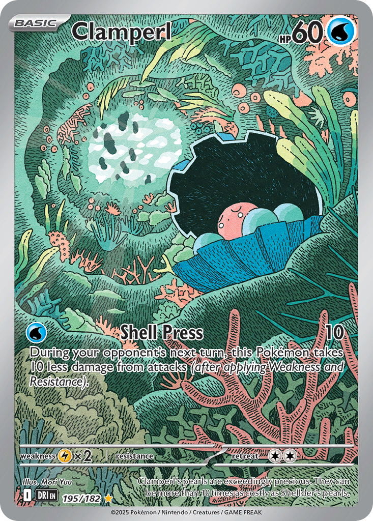 Clampearl - 195/182 - SV10: Destined Rivals