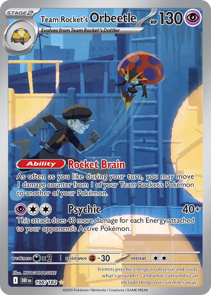 Team Rocket's Orbeetle - 198/182 - SV10: Destined Rivals