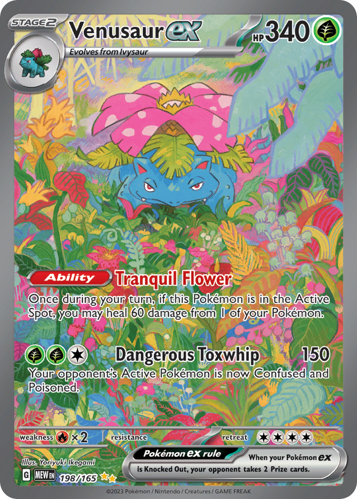 Venusaur ex 151 - 198/165 - SV: Scarlet & Violet 151