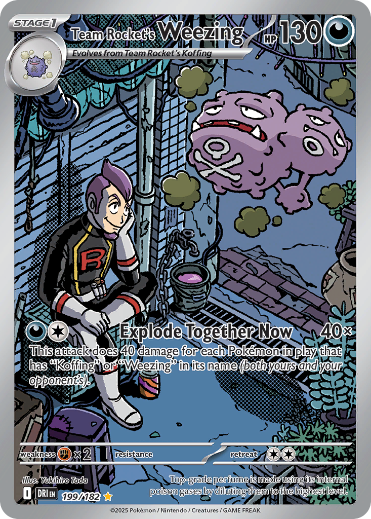 Team Rocket's Weezing - 199/182 - SV10: Destined Rivals