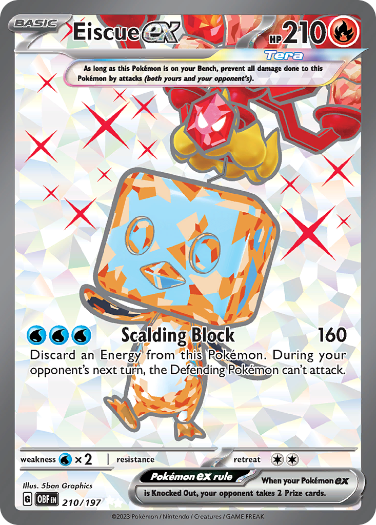 Eiscue ex Obsidian - 210/197 - SV03: Obsidian Flames