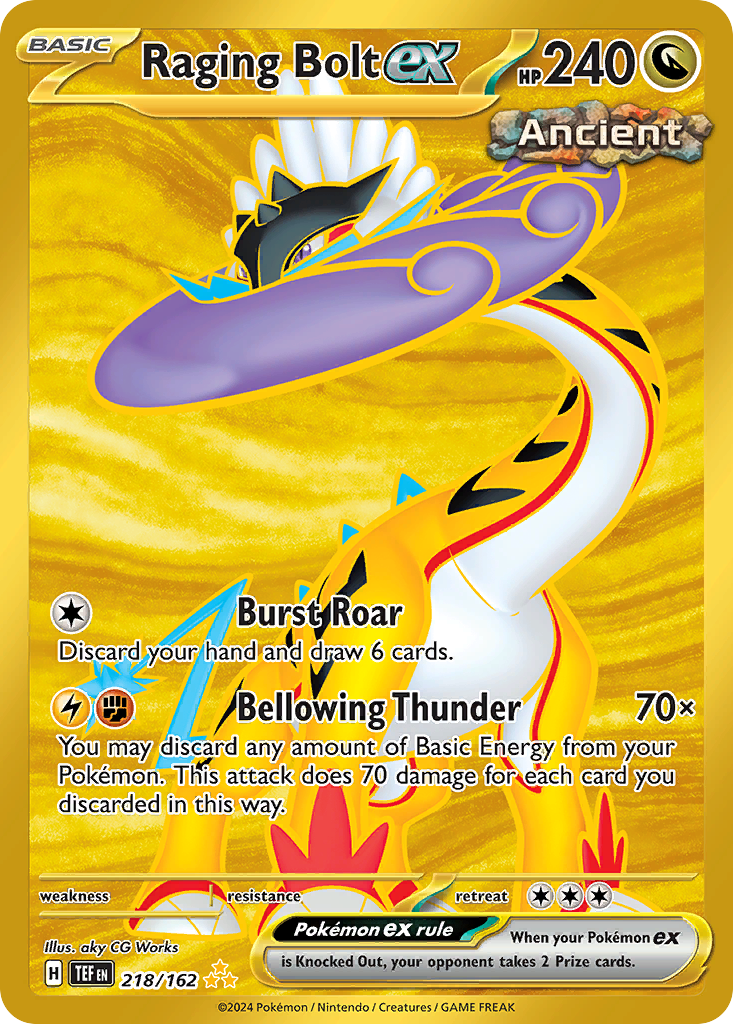 Raging Bolt ex - 218/162 - SV05: Temporal Forces
