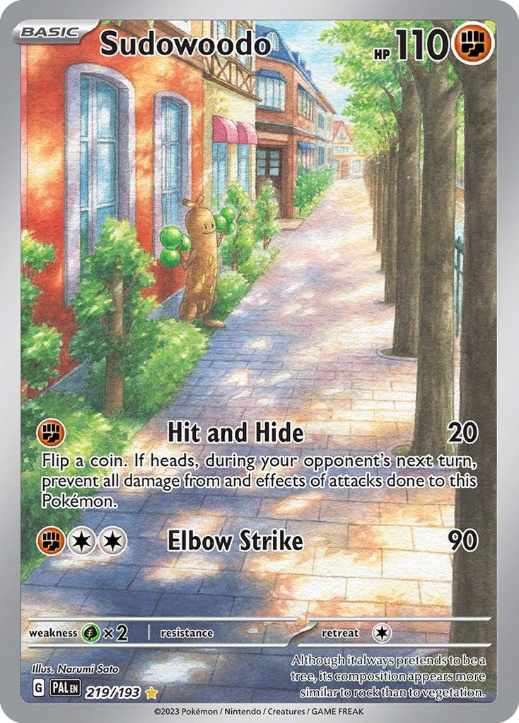 Sudowoodo - 219/193 - SV02: Paldea Evolved