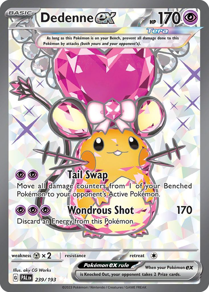 Dedenne ex - 239/193 - SV02: Paldea Evolved