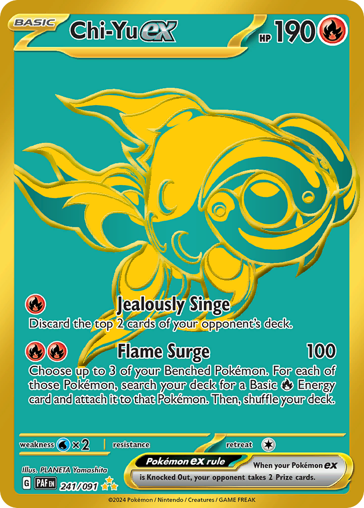 Chi-Yu ex - 241/091 - SV: Paldean Fates