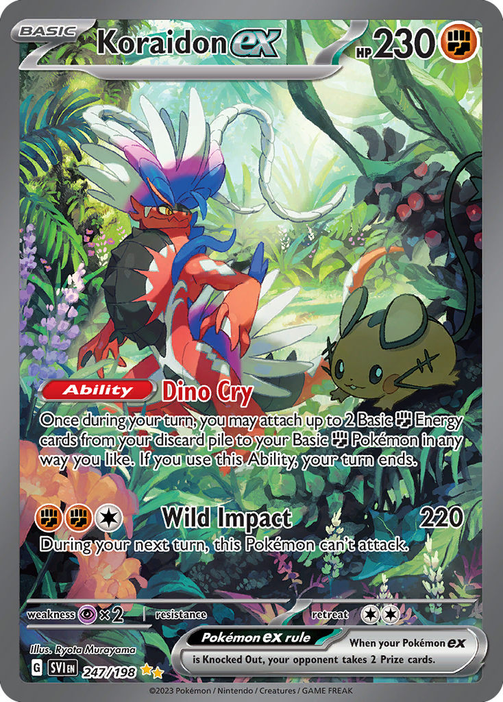 Koraidon ex SIR - 247/198 - SV01: Scarlet & Violet Base Set