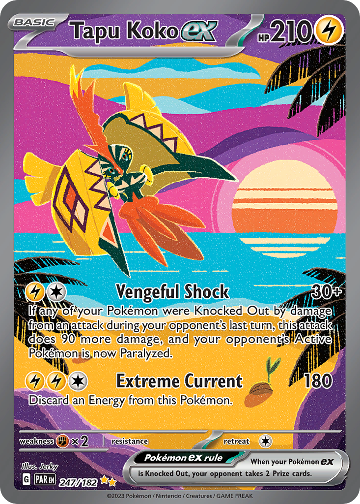 Tapu Koko ex - 247/182 - SV04: Paradox Rift