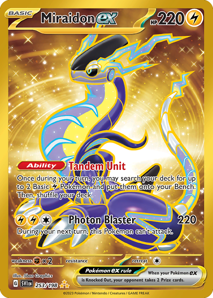 Miraidon ex Hyper - 253/198 - SV01: Scarlet & Violet Base Set