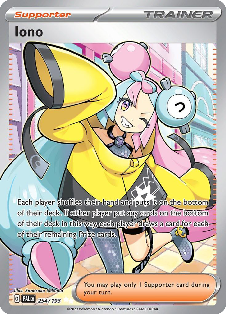Iono Ultra Rare - 254/193 - SV02: Paldea Evolved