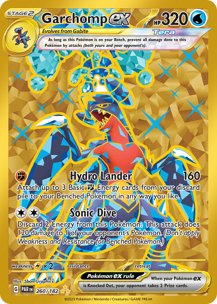 Garchomp ex - 260/182 - SV04: Paradox Rift