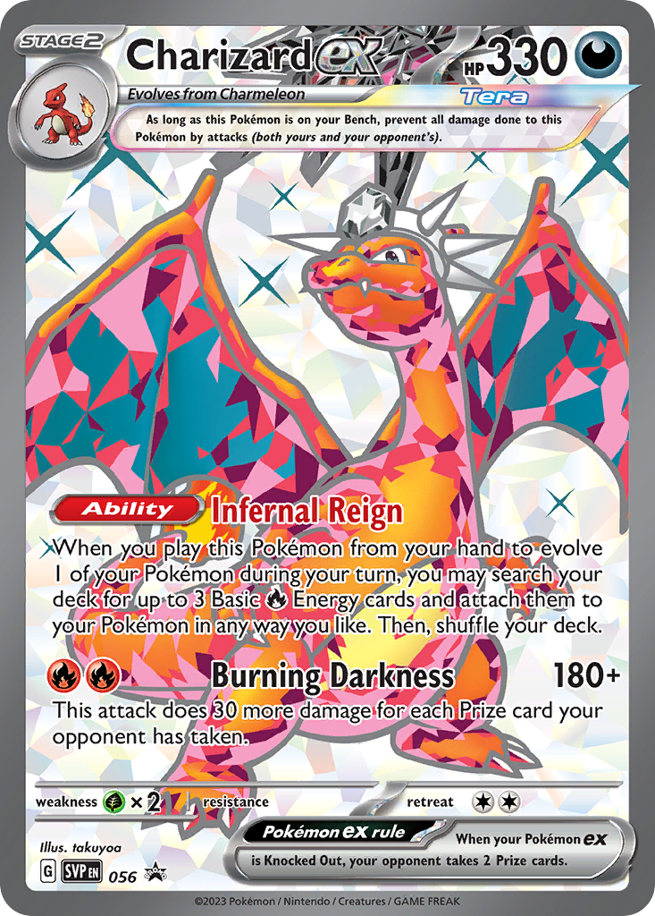 Charizard ex Promo 056 - 056 - SV: Scarlet & Violet Promo Cards