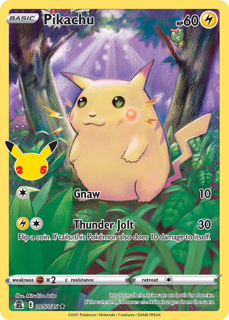 Pikachu Celebrations - 005/025 - Celebrations