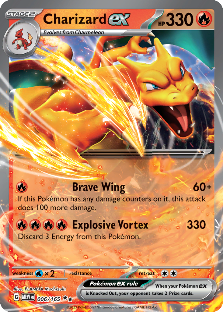 Charizard ex 151 - 006/165 - SV: Scarlet & Violet 151