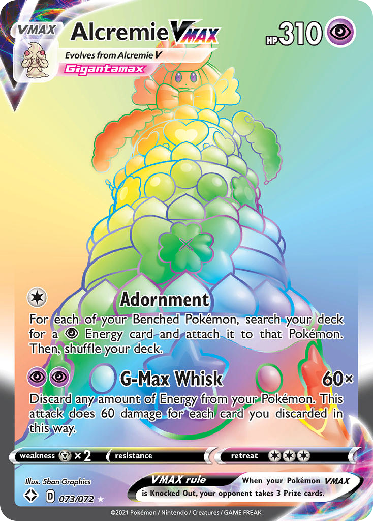 Alcremie VMAX Secret - 073/072 - Shining Fates
