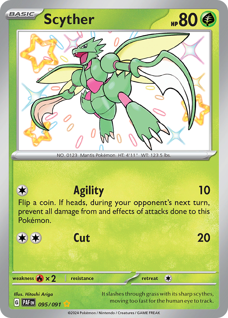 Scyther - 095/091 - SV: Paldean Fates