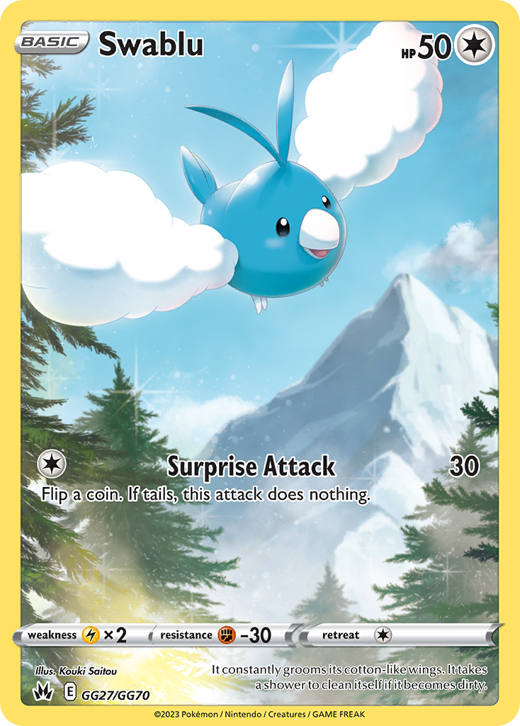 Swablu - GG27/GG70 - SWSH: Crown Zenith Galarian Gallery