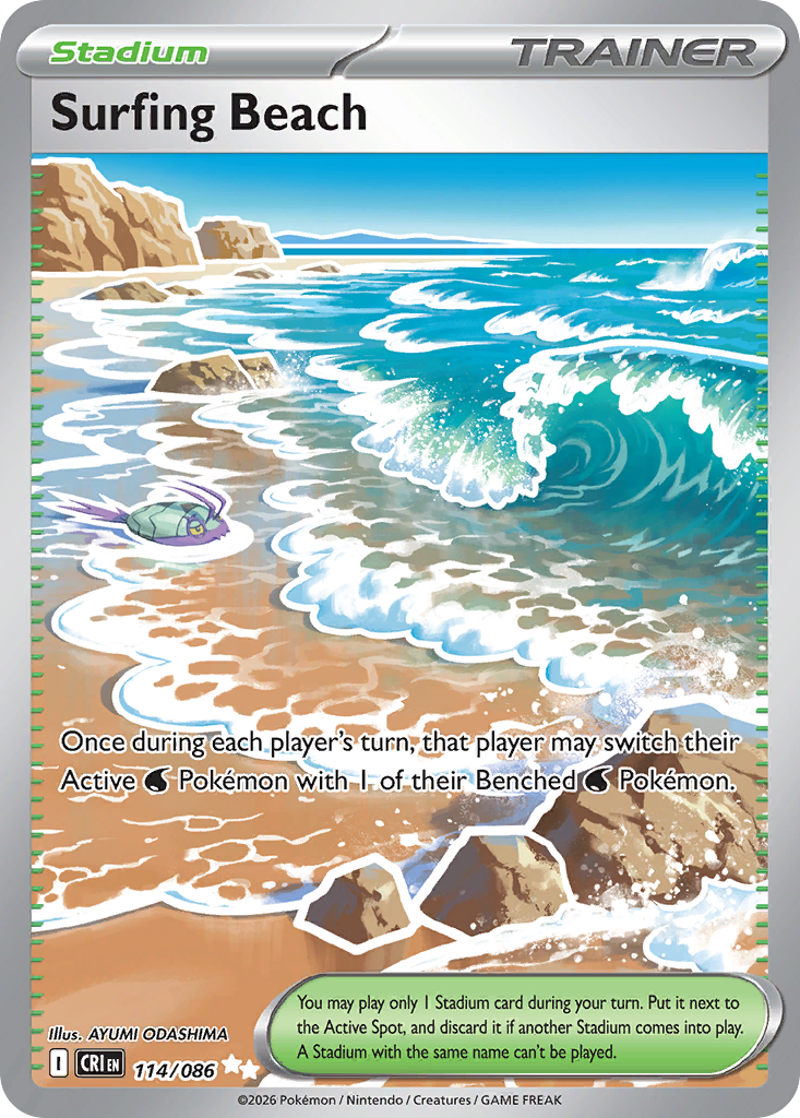 Surfing Beach - 114/086 - ME04: Chaos Rising