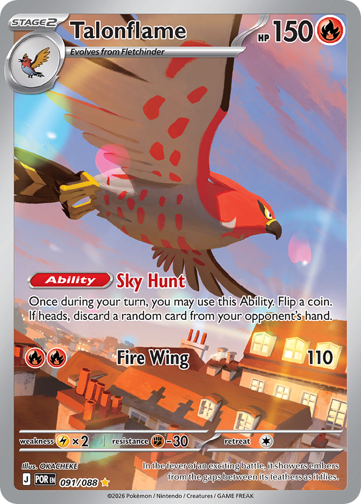Talonflame - 091/088 - ME03: Perfect Order