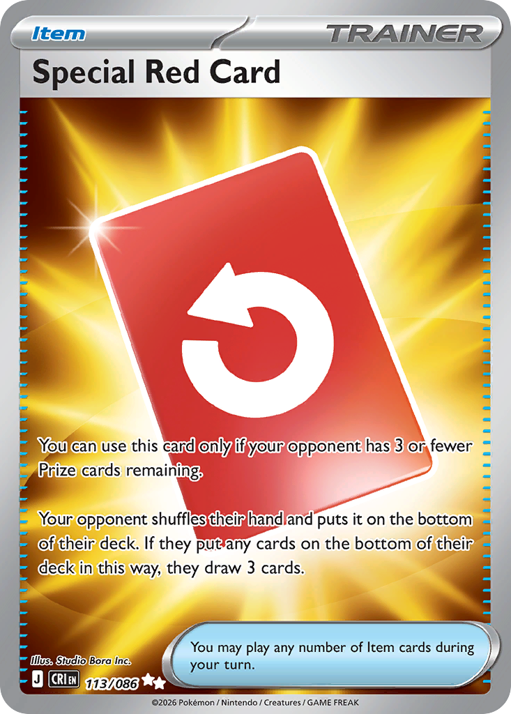 Special Red Card - 113/086 - ME04: Chaos Rising