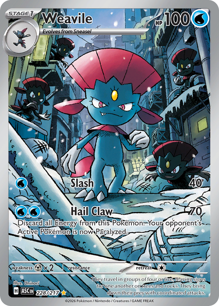 Weavile - 228/217 - ME: Ascended Heroes