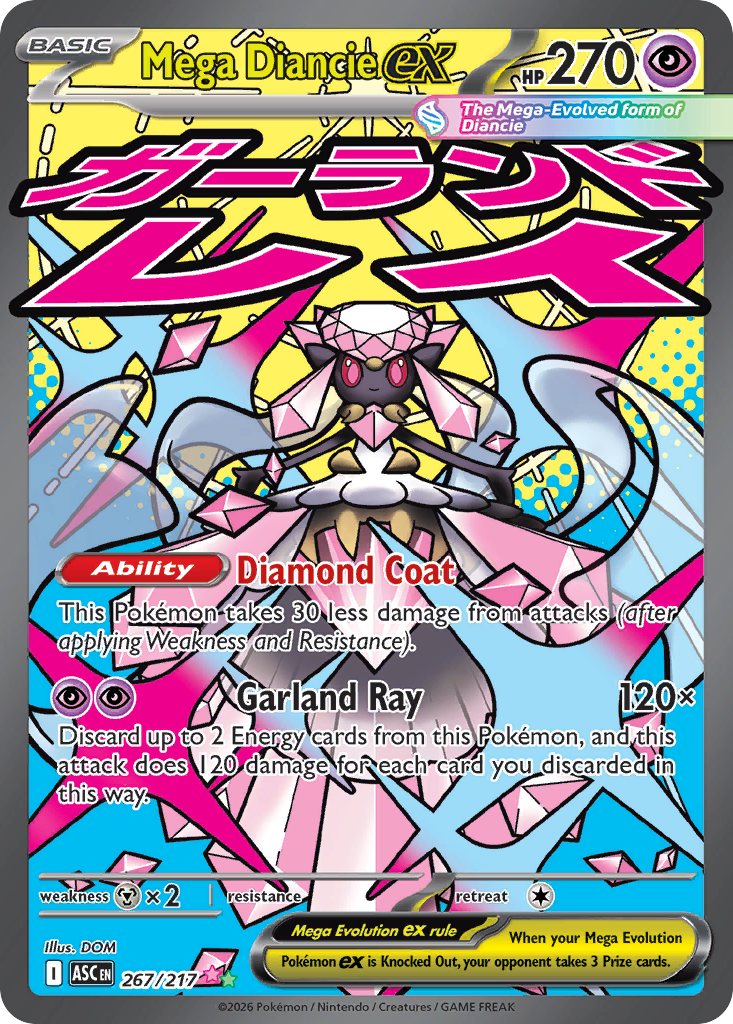 Mega Diancie ex AH - 267/217 - ME: Ascended Heroes