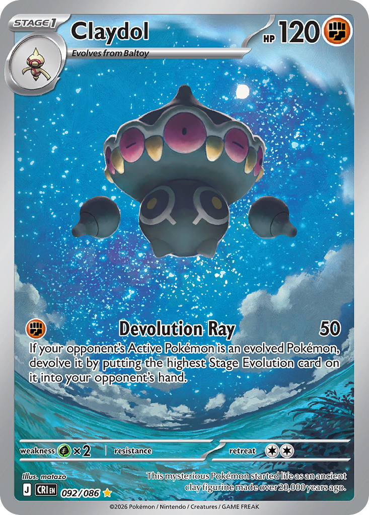 Claydol - 092/086 - ME04: Chaos Rising