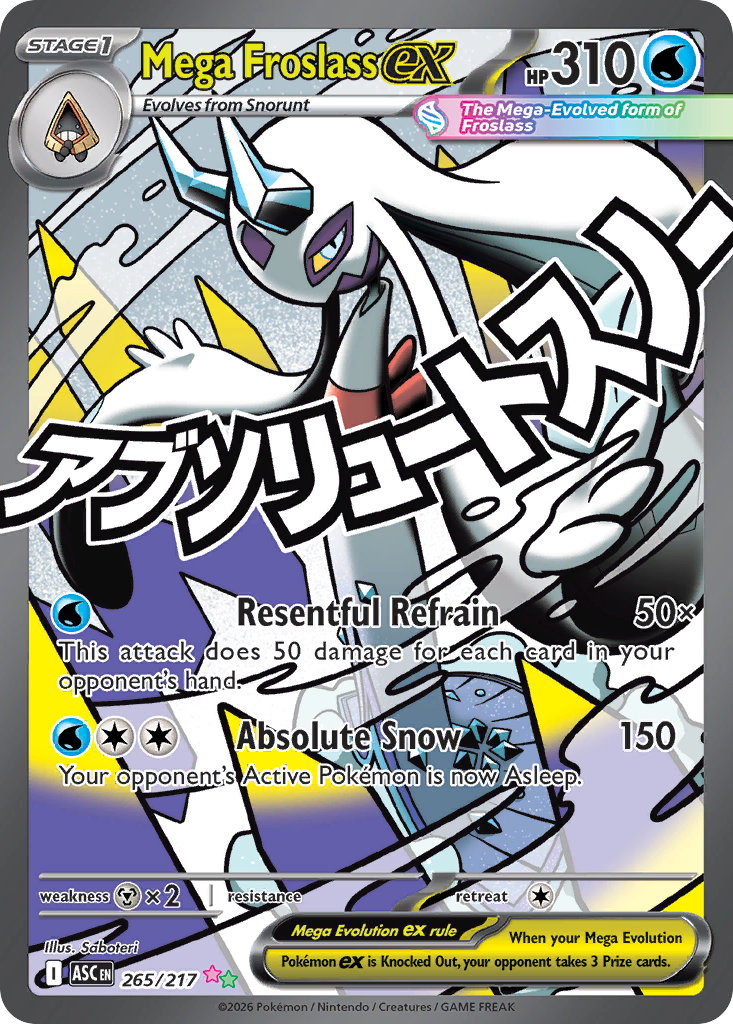 Mega Froslass ex - 265/217 - ME: Ascended Heroes