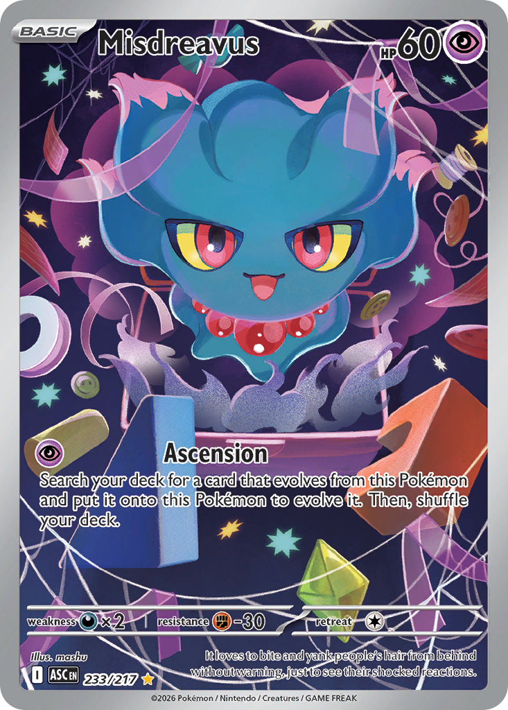 Misdreavus - 233/217 - ME: Ascended Heroes