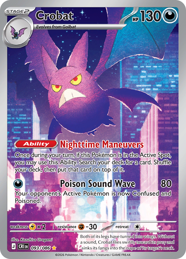 Crobat - 093/086 - ME04: Chaos Rising